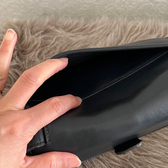 Rare Vintage Coach Ashland Bag 9914 Full Grain Cowhide Leather- Navy Blue - Picture 7 of 16